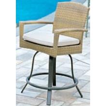 Alfresco Home Mackinac Swivel Balcony Arm Chair