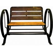 Groovy Stuff Iron Glider Teak Wood Bench - TF-331