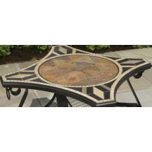 Alfresco Home San Marco Beverage Cooler/Fire Pit Chat Table Top - Black