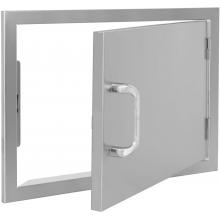 BBQ Guys Kingston Series 24 Inch Right-Hinged Single Access Door -  Open View