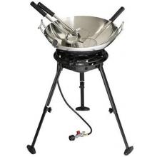 Eastman Outdoors Outdoor Gourmet 22 Inch Stainless Steel Wok Kit