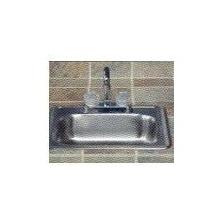 15 X 15 Inch Stainless Steel Bar Sink W/ Faucet For BBQ Guys Islands