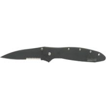 Kershaw Leek, Black Serrated