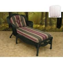 North Cape Vineyard Resin Wicker Chaise Lounge - White