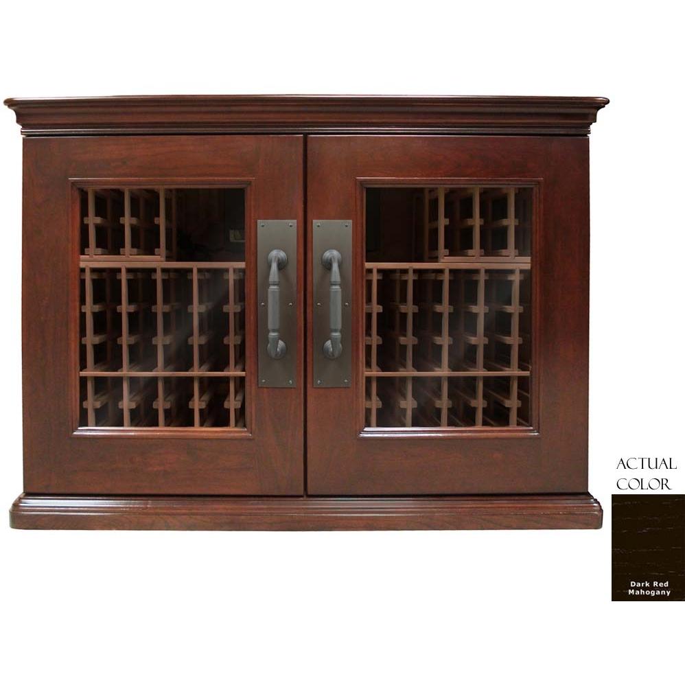 Vinotemp VINO-SONOMA296L-DRM Sonoma LUX - 296-Model 192 Bottle Credenza Wine Cellar - Glass Door / Dark Red Mahogany Cabinet