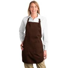 Port Authority Front Pocket Apron Full Length - Coffee Bean