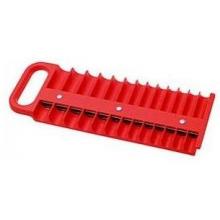 Lisle Large Magnetic 1/4 Inch Socket Tray- RED