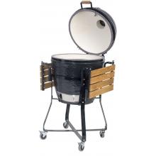 Cradle shown with Large Primo Grill (sold separately) & OPTIONAL side shelves