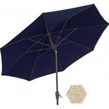 FiberBuilt Umbrellas Patio-Tilt Aluminum Umbrella