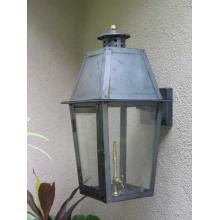 Regency GL24 Belle Chase Natural Gas Light With Open Flame Burner And Electronic Ignition On Wall Mount