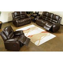 Abbyson Living Brownstone Reclining Leather Sofa And Chair Set - CH-8801-BRN-3/1