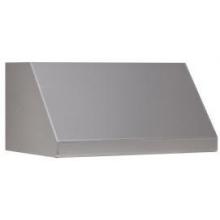 Wind Crest 54 Inch Stainless Slant Line Wall Hood With Heat Lamps - 27 Inch Depth