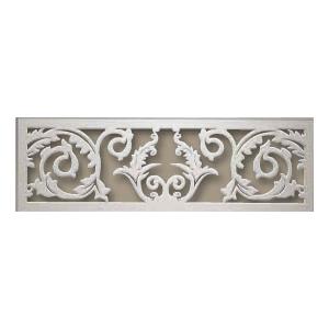 Napoleon VOISS Upper / Lower Ornamental Fireplace Insets - Brushed Stainless Steel