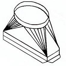 Wind Crest Transition - 8 Inch Round