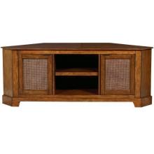 Home Styles Jamaican Bay Corner Console - Soft Mahogany - 5535-11