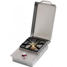 Cal Flame Drop-in Standard Single Natural Gas Side Burner (Ships As Propane With Conversion Fittings)