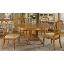 Hillsdale Wilshire 5-piece Round Dining Set Set - Antique Pine - 4507dtbrndc5