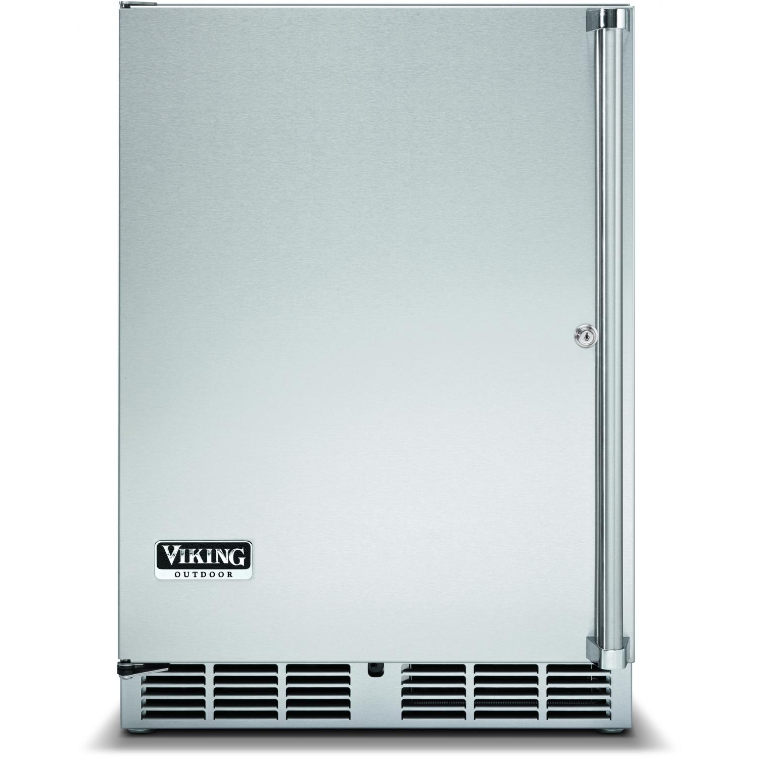 Viking VRCO1240DL 24-Inch Outdoor Undercounter Refrigerator With Stainless Steel Door - Left Hinge