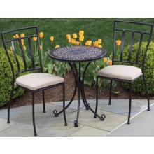 Alfresco Home Vulcano 24 Inch Round Bistro Table Group
