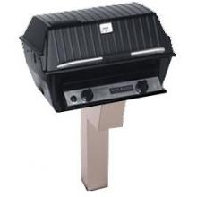 Broilmaster R3BN Infrared Combination Natural Gas Grill On Stainless In-Ground Post