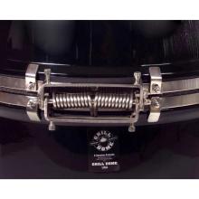 Stainless Bands and Cool Touch Handle - Shown on Black Grill