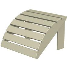 Poly-Wood Recycled Plastic Wood Classic Adirondack Ottoman For Curve Back Adirondack Chair