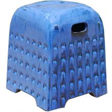 Alfresco Home Ditada Garden Stool - Regal Blue