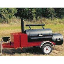 Horizon Smokers 24 Inch Single Door Trailer Smoker Grill