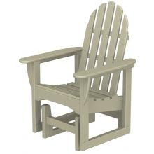 Poly-Wood Recycled Plastic Wood Classic Adirondack Glider Chair