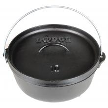 Lodge Dutch Ovens 4 Quart Seasoned Camping Cast Iron Dutch Oven - L10CO3