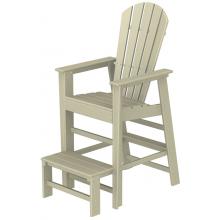 Poly-Wood Recycled Plastic Wood South Beach Adirondack Lifeguard Lounge Chair