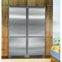 Liebherr SBS-320 30.9 Cu. Ft. Capacity 4 Zone Built-In Side-By-Side Refrigerator / Freezer - Stainless Steel
