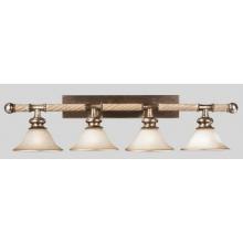 World Imports San Marino Collection Wall Mounted Four Light Fixture In Monterrey Beige With Silver Finish - 4 Bulbs - 5622-41
