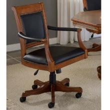 Hillsdale Kingston Square Leather Back Game Chair - Light Cherry - 6004-801