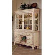 Hillsdale Wilshire Buffet And Hutch - Pine/antique White - 4508bh