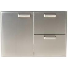 BBQ Guys 300H Series 30 Inch Single Door & Double Drawer Combo