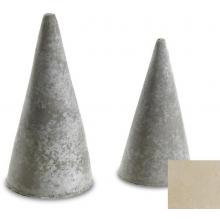 Peterson Gas Logs Decorative Geo Shapes Ivory Cone Set - Set Of 4