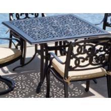 Alfresco Home Scroll Aluminum Dining Table