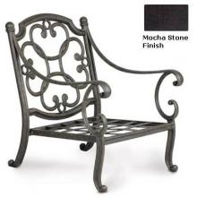 Meadow Decor Athena Cast Aluminum Club Chair - Mocha Stone Finish