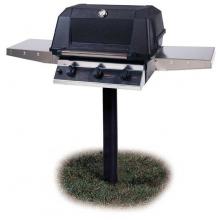 MHP Gas Grills WRG4DD Infrared Grill W/ SearMagic Grids On In-Ground Post