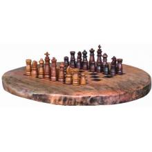 Groovy Stuff Small Teak Wood Chess Set - Board Not Included - W-871-S