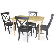 International Concepts Dining Essentials 30 Inch X 48 Inch Dining Set - T01-3048 C46-613P (4)
