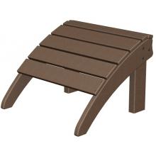 Poly-Wood Recycled Plastic Wood Seashell Adirondack Ottoman