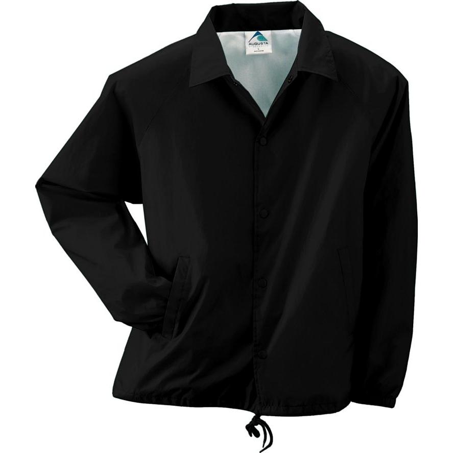 Augusta Nylon Lined Coach Jacket 5XL - Black