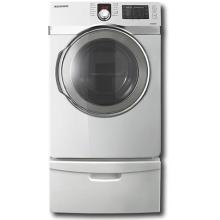 Samsung Dryers 7.4 Cu Ft. Front Load Super Capacity Gas Dryer, White Chrome - DV419AGW