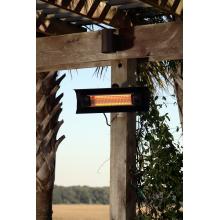 Fire Sense 1500 Watt Black Powder Coated Steel Wall Mounted Electric Infrared Patio Heater