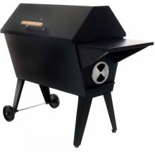 Cajun Grill PGI-100 Super BBQ Charcoal Grill Side View