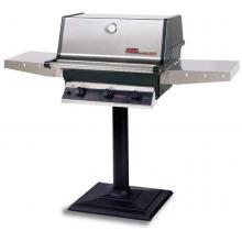 MHP Gas Grills TRG2 Infrared Propane Gas Grill W/ SearMagic Grids On Bolt Down Post