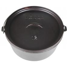 Lodge Dutch Ovens 8 Quart Seasoned Camping Cast Iron Dutch Oven - L12DCO3