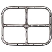 12 X 9 Inch Stainless Rectangular Single Natural Gas Fire Pit Ring